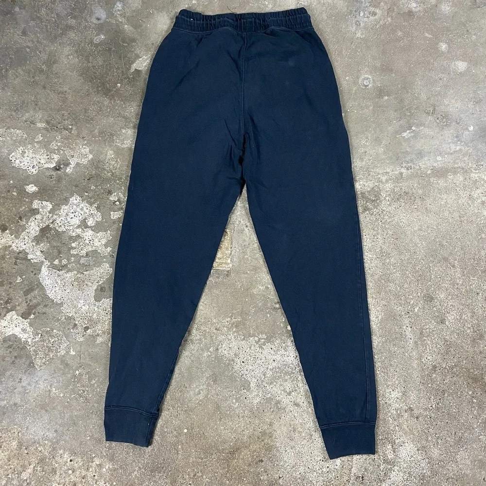 Nike Sweatpants Size Small Black‎ Activewear Drawstring Tapered Leg Swoosh Logo